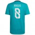 Camisola Real Madrid Toni Kroos 8 Equipamento Terceiro 2021-2022 Manga Curta